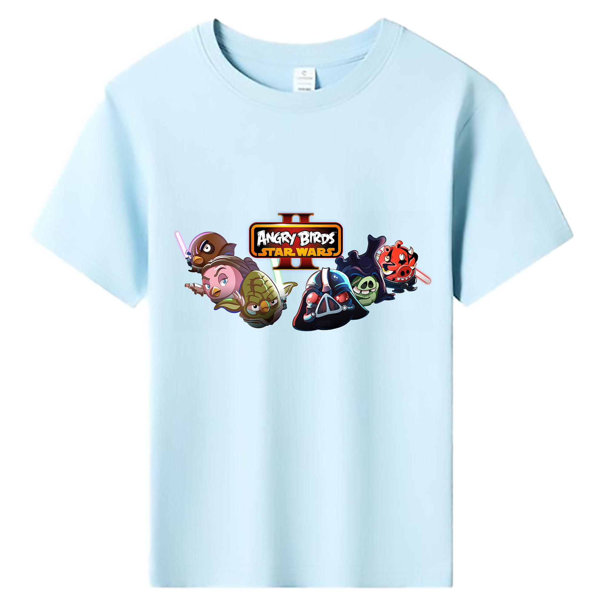（画像用） Angry Birds アングリーバード 綿100％キッズTシャツ（フロントプリント）